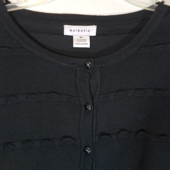 eclectic Sweaters - 3💝 for $25 Eclectic Black Cardigan